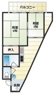 藤田ハイツの間取り画像