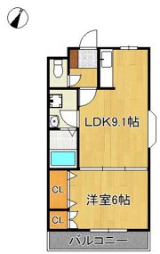 トップハイツドイの間取り画像