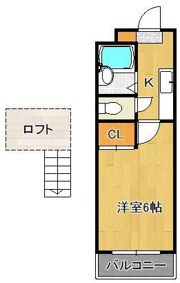 ヤンググレイス若園の間取り画像