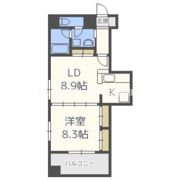 レジディア心斎橋ウエストの間取り画像