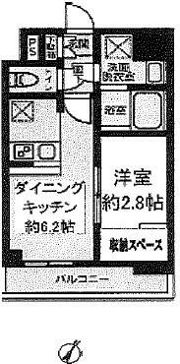 ドゥーエ浅草橋Ⅱの間取り画像