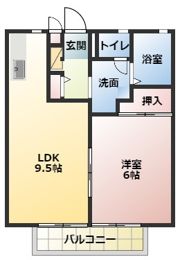 ビーライン大府の間取り画像