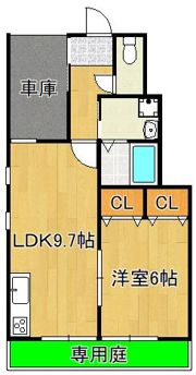 ルネス本城B棟の間取り画像
