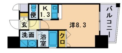 エンクレストWith天神東の間取り画像