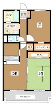 クレセール扇の間取り画像