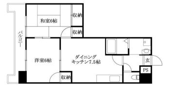 第1ゴトービルの間取り画像