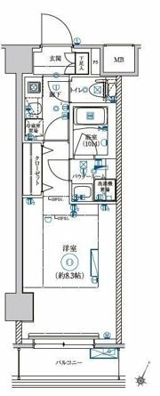 LEXE AZEST 横濱関内の間取り画像