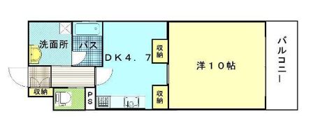 アーデル東白島の間取り画像