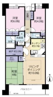杉田パーク・ホームズ2番館の間取り画像