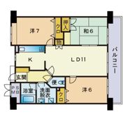 グリーンヒルズの間取り画像