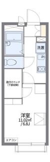 レオパレスサントリーニの間取り画像