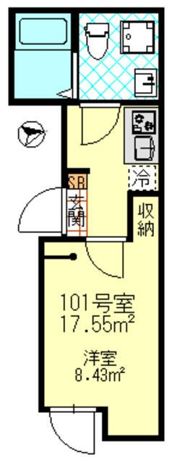 プルミア梅島の間取り画像