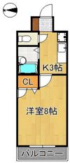 STAYTUSひびきのの間取り画像