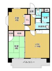 オービィング東野の間取り画像