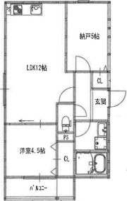 EIJU吹田南正雀の間取り画像