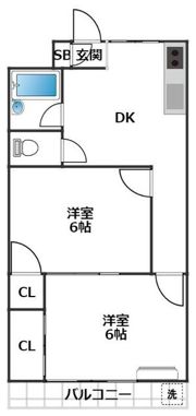 シアーズハイツの間取り画像