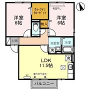 セジュール蓮花寺の間取り画像