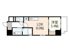 月光幟町壱番館の間取り画像