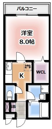 モンテリブロあさひの間取り画像