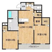 アレスリーベ陣場（シャーメゾン）の間取り画像