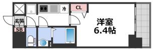 プレサンス上町台筆ヶ崎 SOUTHの間取り画像