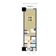 レジディア天神橋の間取り画像