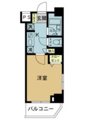 スカイコート錦糸町第2の間取り画像