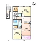 ビータス益城の間取り画像