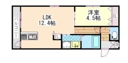 HCフラッツ国玉ガーデンⅠの間取り画像