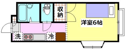 メゾンソレイユⅡの間取り画像