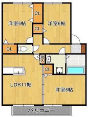 ヴィラモール A棟の間取り画像