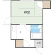 白百合ハイツの間取り画像