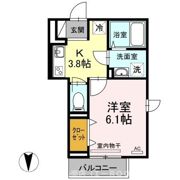 レーヴ・リボンYKの間取り画像