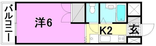 マンションクリオの間取り画像