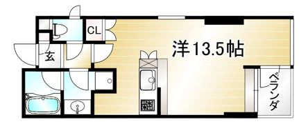 アーバネックス北大路の間取り画像