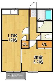 カンパーニュの間取り画像