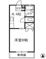 エスポワール都Ⅱの間取り画像