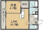 パリス長嶺の間取り画像