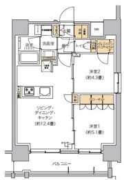 リビオメゾン芝浦の間取り画像