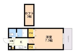 ピュアフリー井尻駅前Bの間取り画像