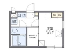 レオパレス三立ハイツCの間取り画像