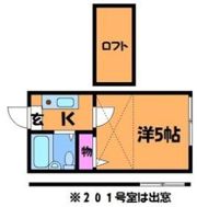コーポフラワーの間取り画像