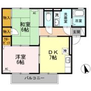 パストラル米原A棟の間取り画像