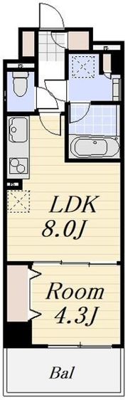 アルソスフォート調布の間取り画像
