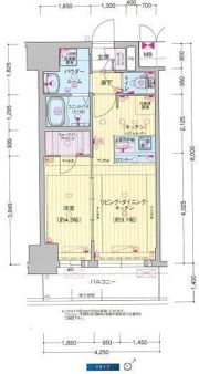 プレサンス DOMECITY コレーレの間取り画像