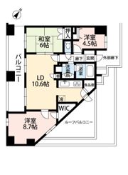 クレール中野の間取り画像