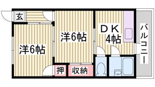 カーサ西山町の間取り画像