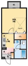 グレープハウス Ⅱの間取り画像