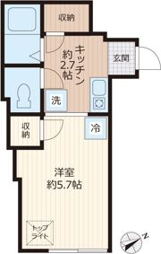 Bonheur府中の間取り画像