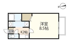 バーディテラスの間取り画像